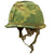 Original U.S. Vietnam War Era M1 Helmet with 1983 Dated Paratrooper Liner & Reversible Camouflage Cover - Complete Original Items