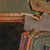 Original U.S. WWII Pair of M38 Tanker Helmet by Rawlings Manufacturing Co in Rough Condition Original Items