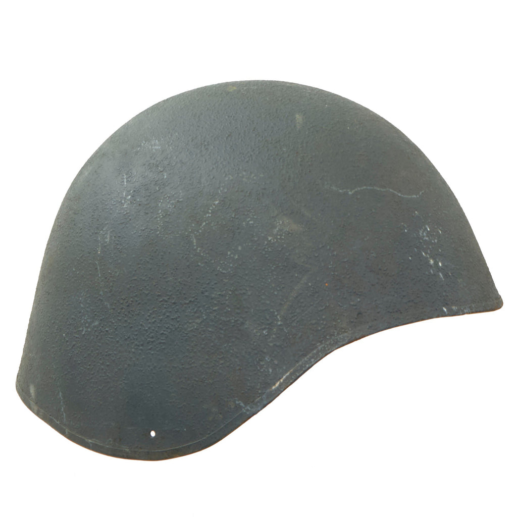 Original U.S. WWII Navy USN MK2 Talker Flak Helmet - Repainted Original Items