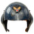 Original U.S. WWII USAAF Bomber Crew M5 Steel FLAK Helmet Repainted Blue with Air Force Insignia Original Items