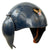 Original U.S. WWII USAAF Bomber Crew M5 Steel FLAK Helmet Repainted Blue with Air Force Insignia Original Items