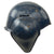 Original U.S. WWII USAAF Bomber Crew M5 Steel FLAK Helmet Repainted Blue with Air Force Insignia Original Items