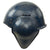 Original U.S. WWII USAAF Bomber Crew M5 Steel FLAK Helmet Repainted Blue with Air Force Insignia Original Items