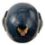 Original U.S. WWII USAAF Bomber Crew M5 Steel FLAK Helmet Repainted Blue with Air Force Insignia Original Items
