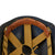 Original U.S. WWII USAAF Bomber Crew M5 Steel FLAK Helmet Repainted Blue with Air Force Insignia Original Items