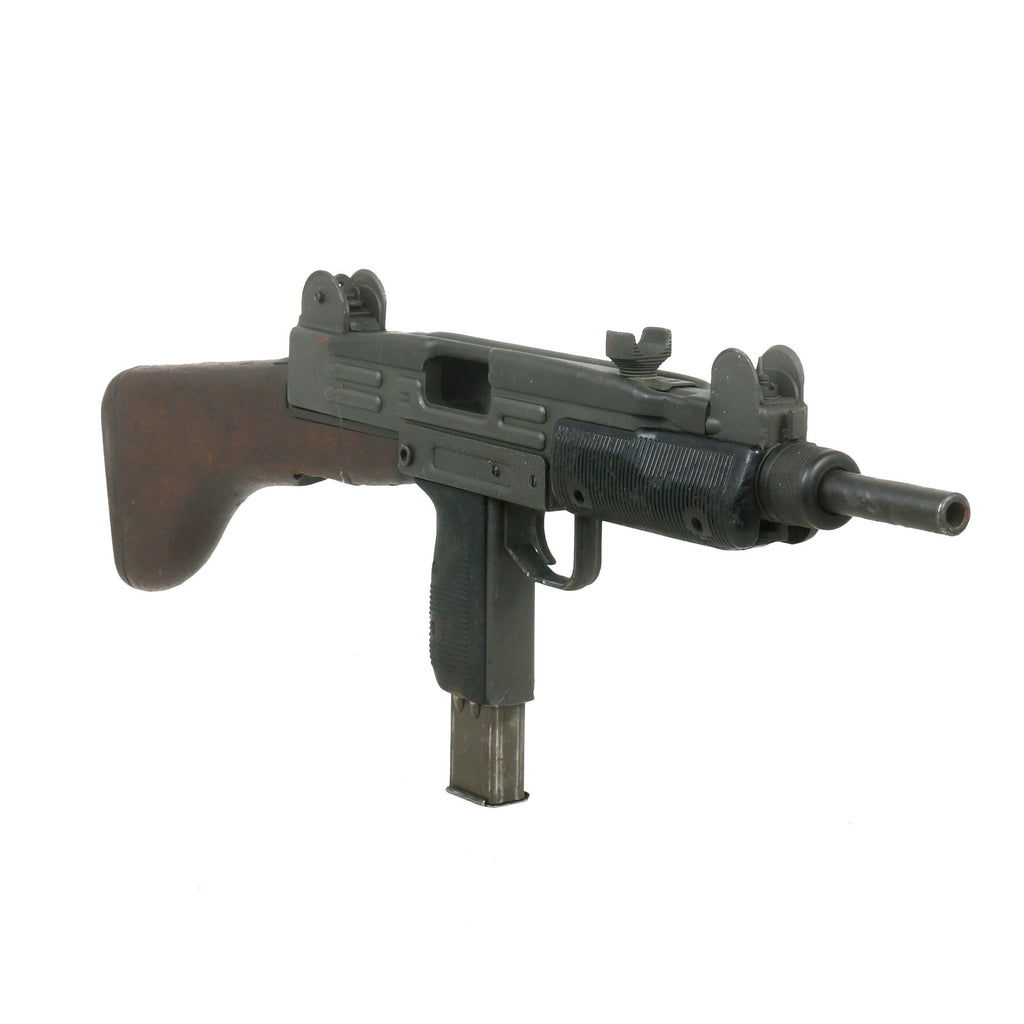 Original Israeli Six-Day War UZI Display Submachine Gun dated 1961 with Wood Stock & Magazine - Serial 83534 Original Items