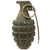 Original U.S. WWII Inert MkII Pineapple Grenade with Repainted Fuze Original Items