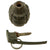 Original U.S. WWII Inert MkII Pineapple Grenade with Repainted Fuze Original Items