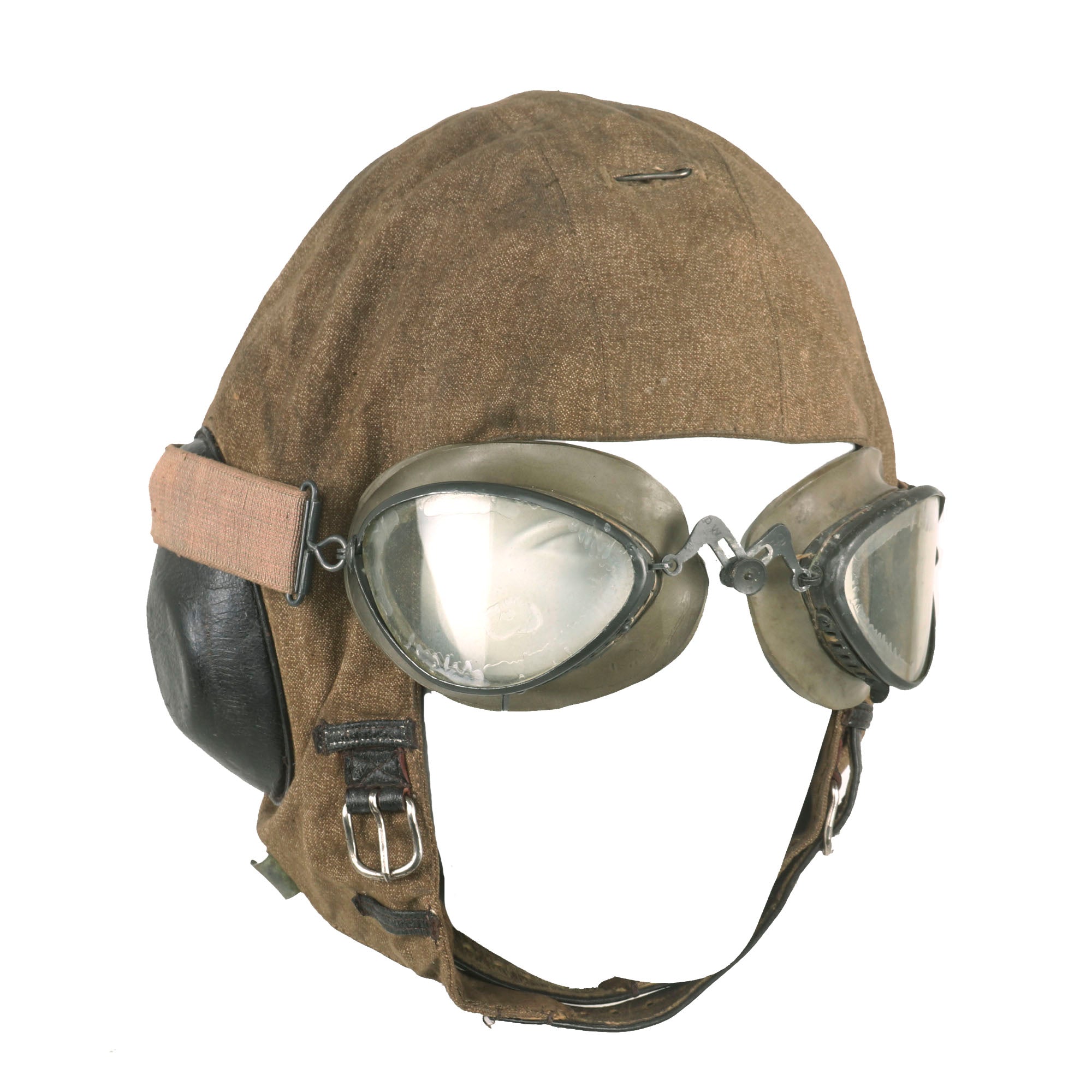 fly 9mm wwii german style dot motorcycle helmet WW2 (German Army) black with aviator goggles Unconquered Customs a removable and washable liner Highway 21 9mm German Beanie