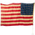 Original U.S. WWII 48 Star Flag by Premier with Tie Strings - 4 x 6 Feet Original Items