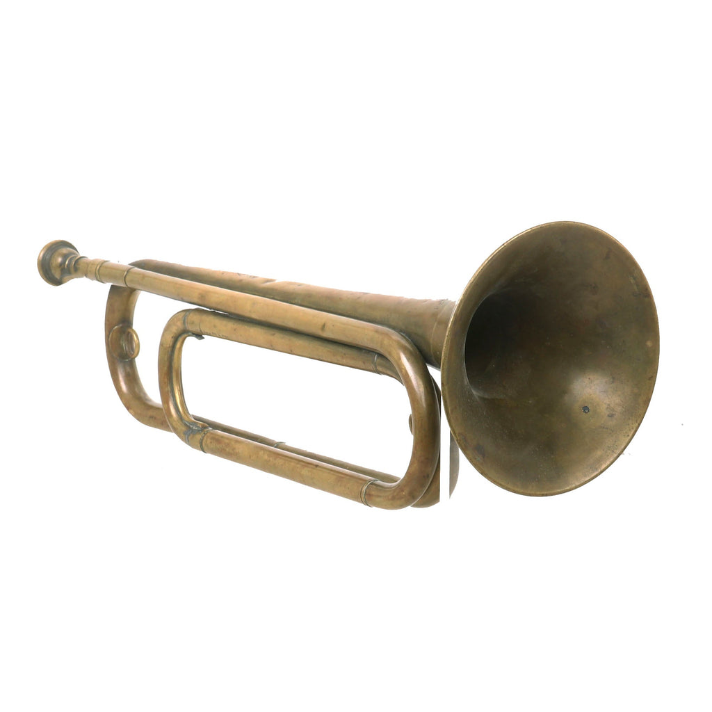 Original U.S. WWI Regulation Model 1892 Field Trumpet - M1892 Bugle Original Items