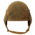 Original U.S. WWII USAAF Bomber Crew M3 Steel FLAK Helmet with Painted U.S. Army & Medic / Cross Symbols - Full Liner & Chinstrap Original Items