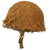 Original South African M1963 South African Defense Force Helmet with Net & Burlap Sack - Full Liner & Chinstrap Original Items