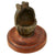 Original WWII British No.36 Mills Bomb Grenade Trench Art Desk Pencil Holder on Wooden Stand Original Items