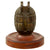Original WWII British No.36 Mills Bomb Grenade Trench Art Desk Pencil Holder on Wooden Stand Original Items