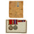 Original South African WWII Engraved 1939-1945 War Medal & WWII Africa Service Medal & Ribbons with Original Shipping Envelope Original Items