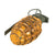 Original U.S. WWII Inert MkII Yellow Early War High Explosive Pineapple Grenade with M201 Fuse Original Items