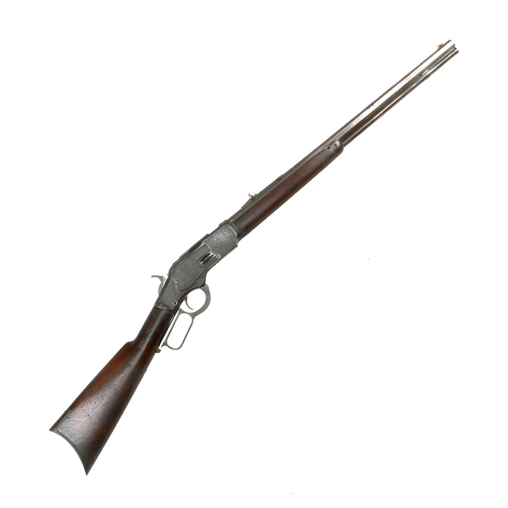Original U.S. Winchester Model 1873 .32-20 Repeating Rifle with Octagonal Barrel made in 1889 - Serial 304472B Original Items