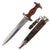 Original German WWII NSKK Dagger by Rare Maker Karl Robert Kaldenbach of Solingen with Scabbard and Hanger - RZM M7/72 Original Items