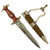 Original Rare German WWII NPEA Chained Leader Dagger by Karl Burgsmüller of Berlin with Scabbard Original Items
