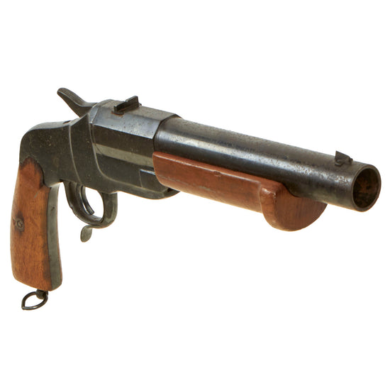 Original German WWII Police Reizstoffpistole Tear Gas Pistol Made from WWI 1896 Hebel Flare Pistol Original Items