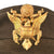 Original U.S. WWII Army Air Force Officer Crusher Cap With Rear Chin Strap by Flight Ace Original Items