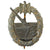 Original German WWII Kriegsmarine Coastal Artillery Badge by C.E. Juncker of Berlin Original Items