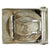 Original German WWII Early EM/NCO Luftwaffe Pebbled "Droop Tail" Eagle Aluminum Buckle Original Items