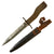 Original Imperial German WWI DEMAG Crank Handle Ersatz Trench Knife Bayonet with Scabbard Original Items