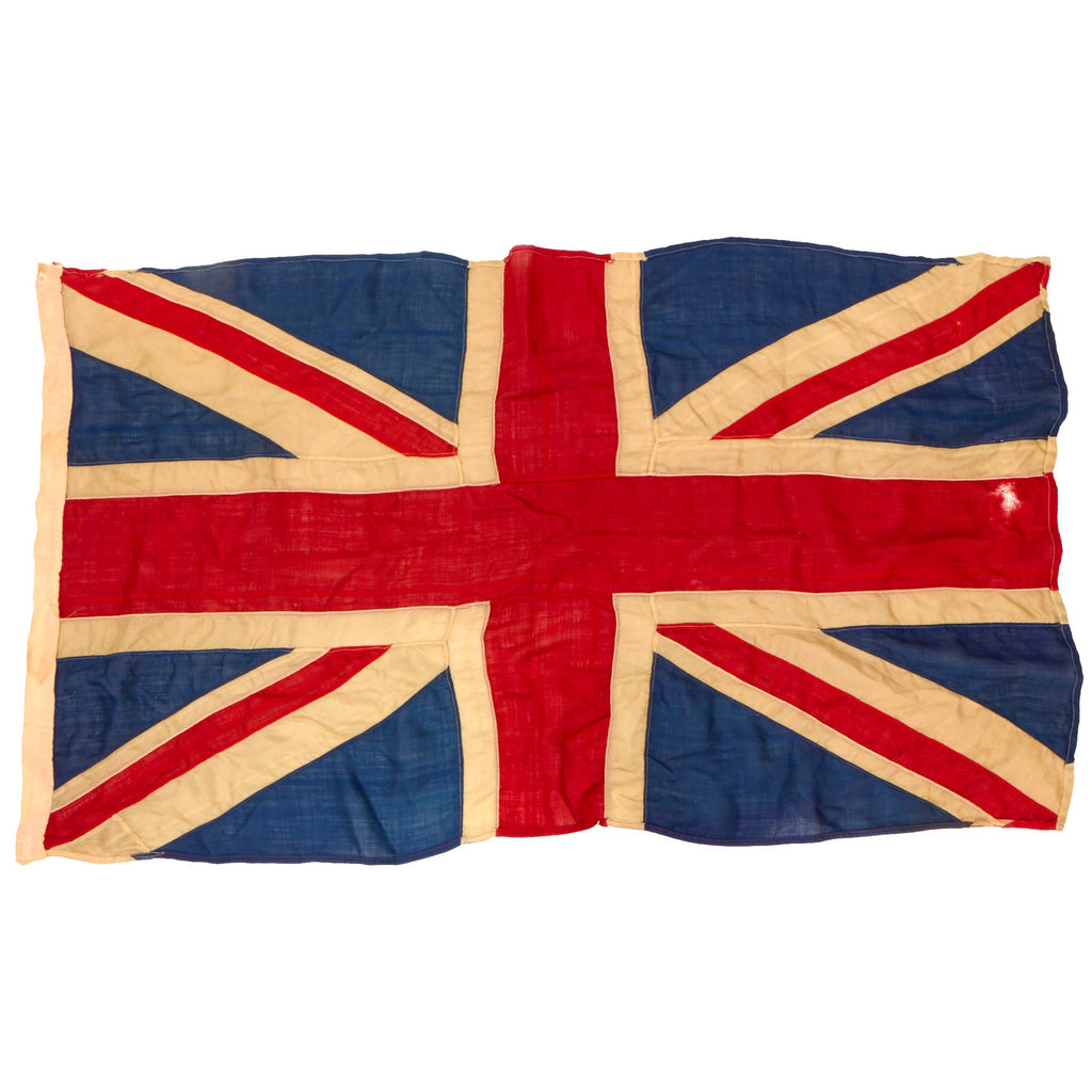 Original British WWII Union Jack Multi-Piece Wool Flag - 36” x 60” Original Items