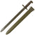 Original U.S. WWII M1942 Garand Rifle 16 inch Bayonet by PAL Cutlery with USN Mk1 Scabbard - dated 1942 Original Items