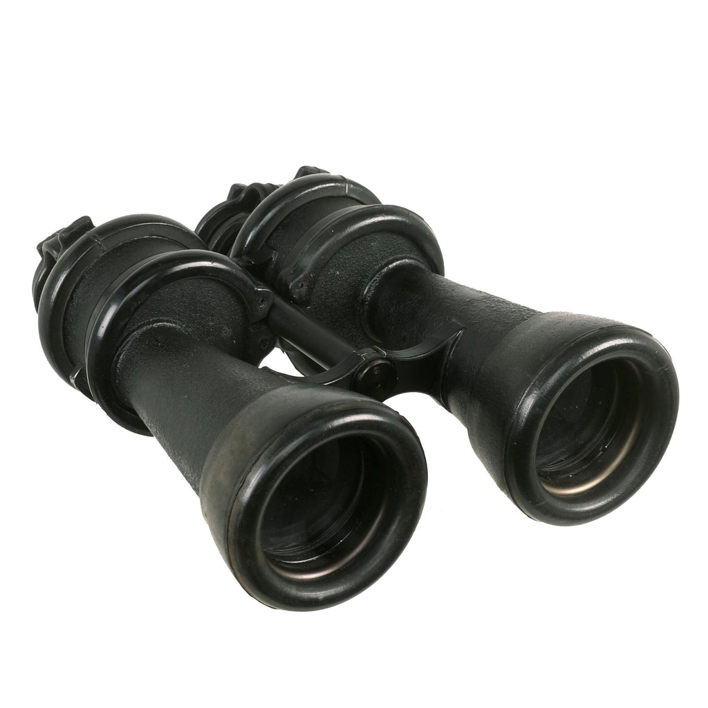 Original German WWII Kriegsmarine Navy U-Boat 7x50 Binoculars by Ernst Leitz with Rubber Fittings 473654