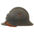 Original French WWI Issue Model 1915 Infantry Adrian Helmet in Horizon Blue with Liner & Chinstrap - Size 59 Original Items