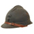 Original French WWI Issue Model 1915 Infantry Adrian Helmet in Horizon Blue with Liner & Chinstrap - Size 59 Original Items