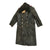 Original German WWII General Staff Hauptmann Officer's Black Leather Winter Fur-Lined Greatcoat Original Items