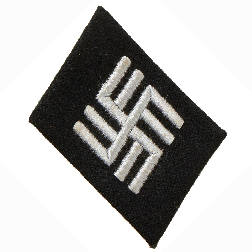 Original German WWII Waffen SS Temporary KZ-Guard Right Side Collar Tab - Unissued Original Items