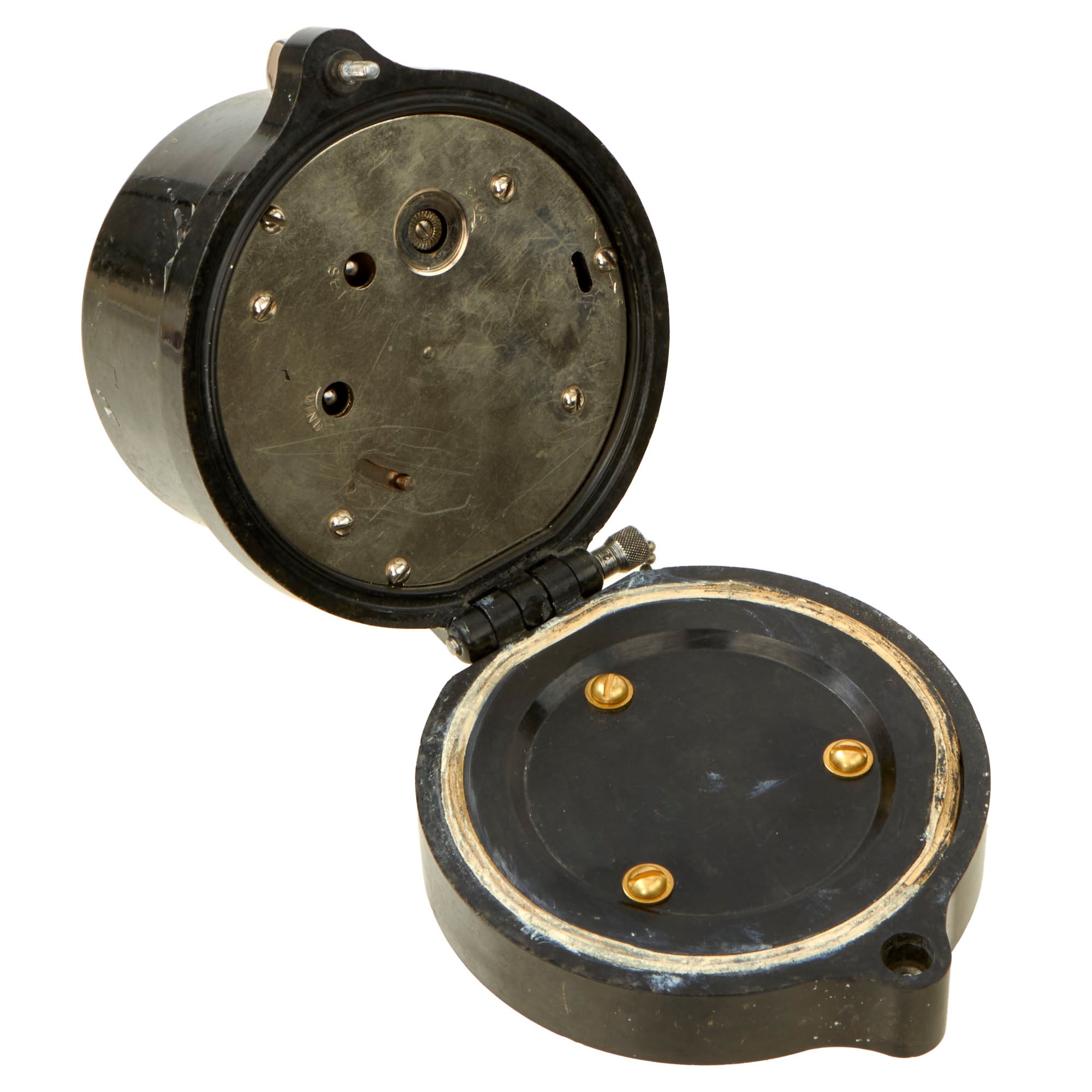 Original WWII U.S. Navy Type Mark I Boat Clock by Seth Thomas with