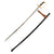 Original German WWII Personalized Army Heer Officer's Lion Head Sword with Steel Scabbard & Leather Hanger Original Items