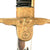 Original German WWII Personalized Army Heer Officer's Lion Head Sword with Steel Scabbard & Leather Hanger Original Items