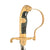 Original German WWII Personalized Army Heer Officer's Lion Head Sword with Steel Scabbard & Leather Hanger Original Items