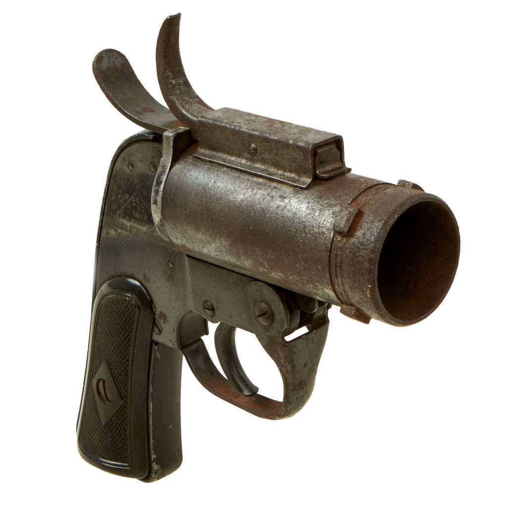 Original U.S. WWII M8 Pyrotechnic 1943 Dated 37mm Flare Signal Pistol by Eureka Vacuum Original Items