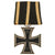 Original Imperial German WWI Prussian Iron Cross 2nd Class 1914 on Waffenrock Style Mounting - EKII Original Items