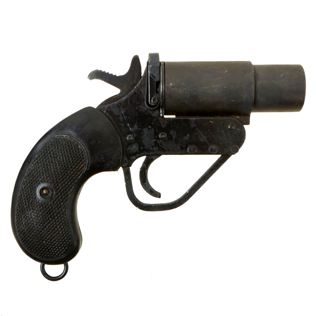 Original British WWII Molins No.2 Mk.5 Flare Signal Pistol for Armored Fighting Vehicles - Serial Number 080978 Original Items