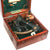 Original U.S. WWII Navy British-Made HUSUN Ship's Navigational Sextant Husun Dated 1943 By Hughes & Son in Original Case Original Items