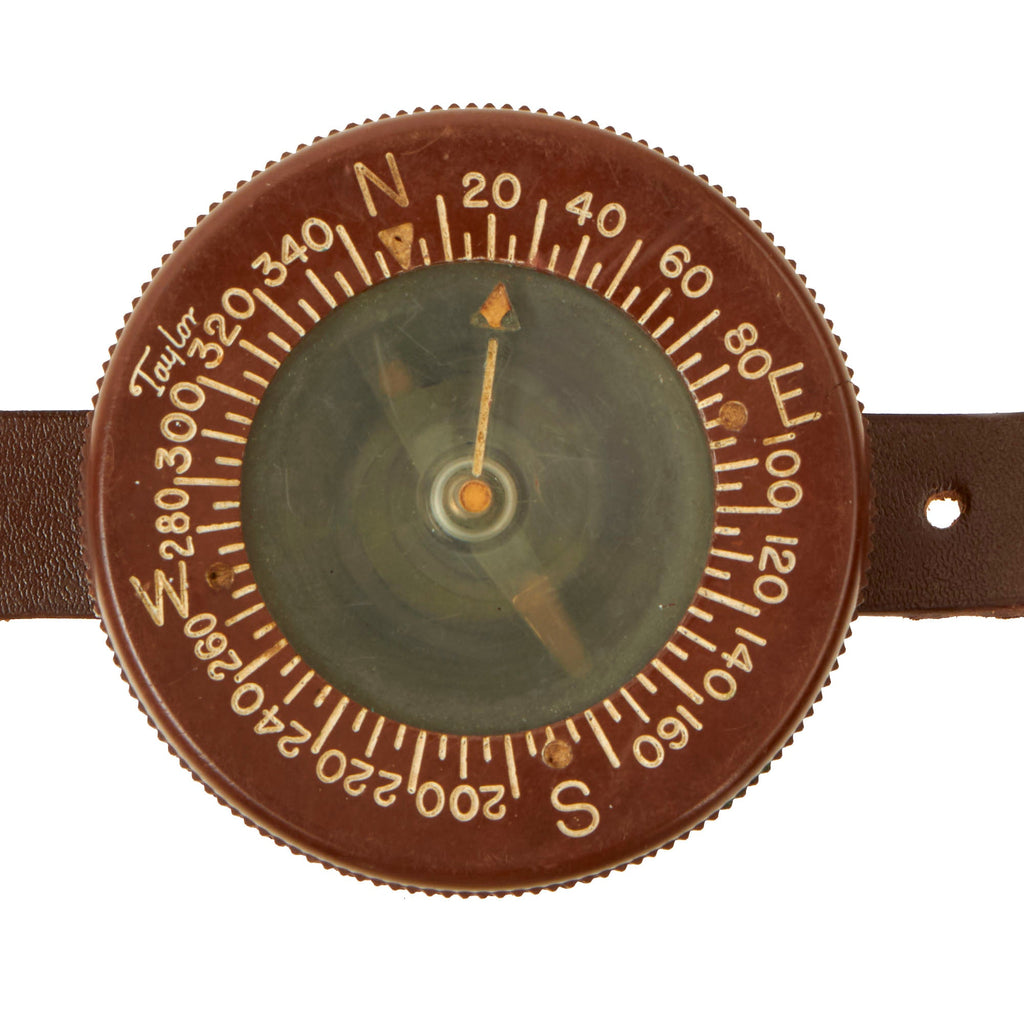Original U.S. WWII Paratrooper Liquid Filled Wrist Compass by Taylor w ...