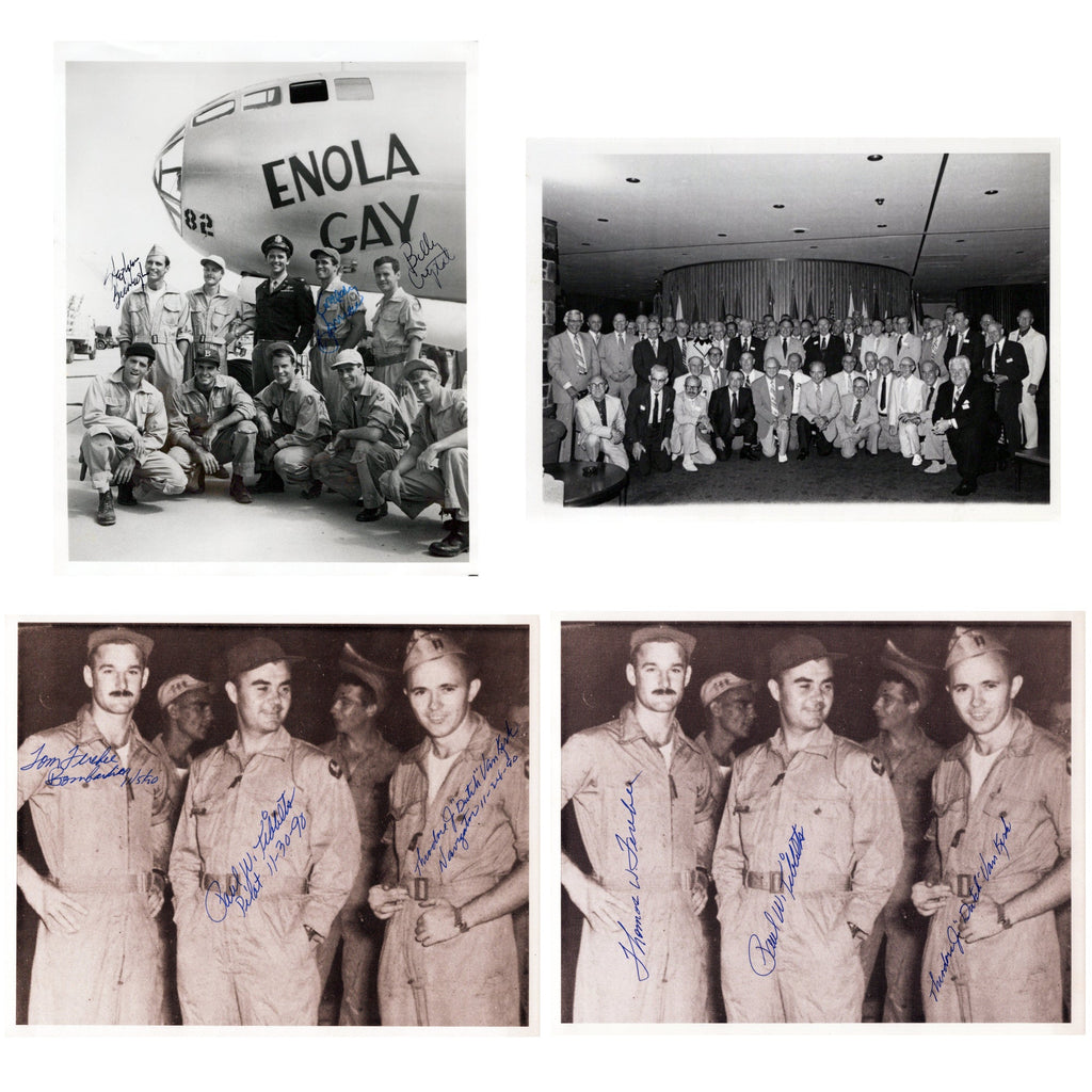 Original U.S. WWII Enola Gay Crew Photographs Signed by Paul Tibbets & 1980 Movie Actors Original Items
