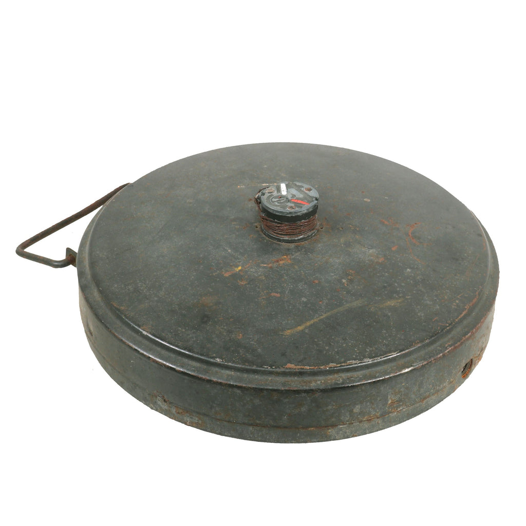 Original U.S. WWII Inert German Anti-Tank Tellermine T.Mi.35 Training Mine Original Items