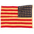 Original U.S. WWII 48 Star Flag with Halyard - 24” x 34” Original Items