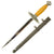 Original WWII German Miniature "Salesman's Sample" 2nd Model Luftwaffe Dagger Marked to Steel Pipe Manufacturer by SMF with Scabbard Original Items