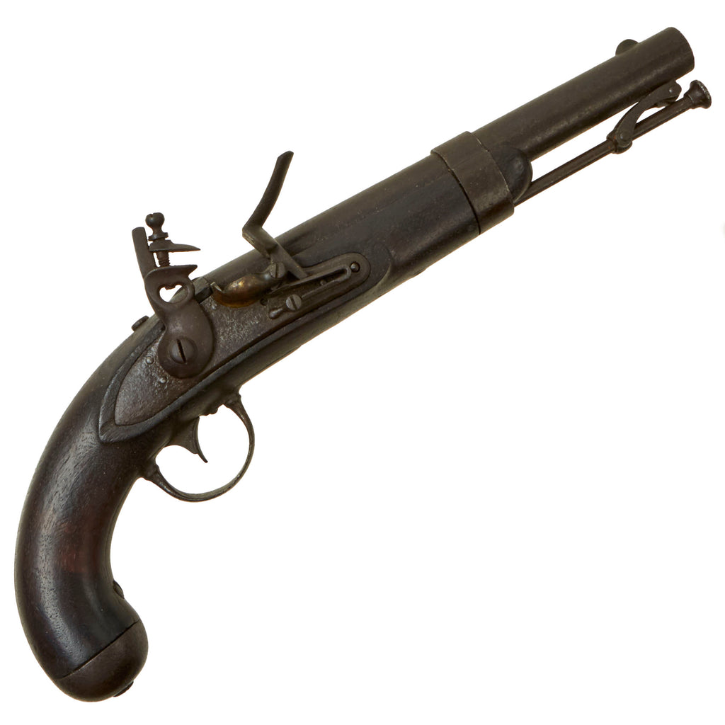 Original U.S. Model 1836 Flintlock Cavalry Pistol by Asa Waters of Milbury Massachusetts - Dated 1840 Original Items